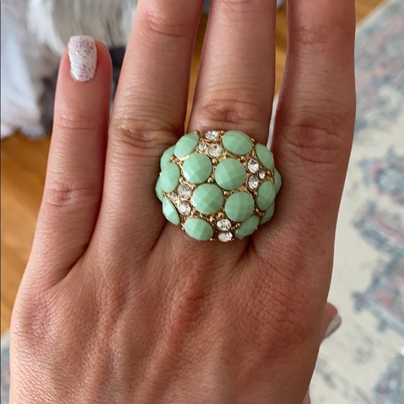 Green cluster ring - Picture 1 of 4